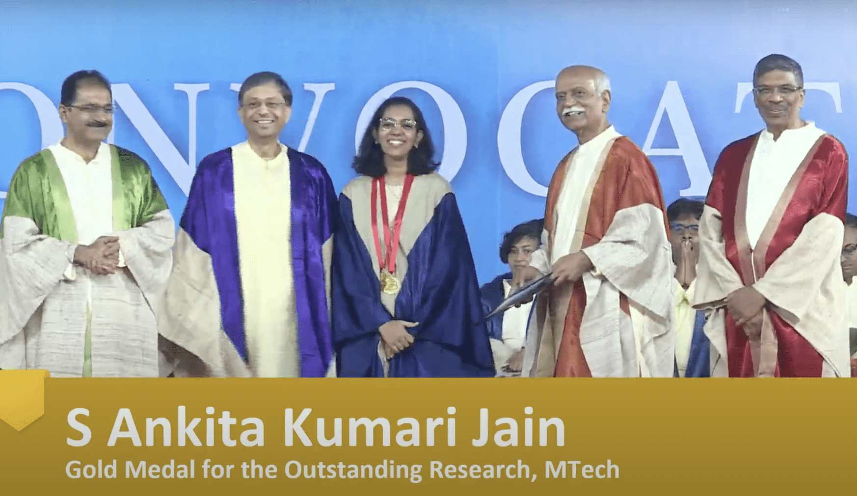 Ankita Gold Medal